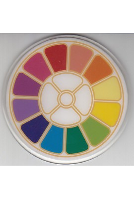 Acrylic Round Colour Photo Fridge Magnet - 3"