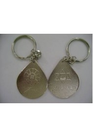 Metal Eyedrop Keyring (set)