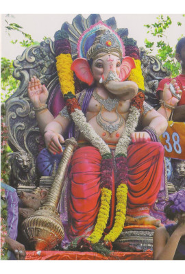 Post Card - 012 (Colourful Lord Ganesha)