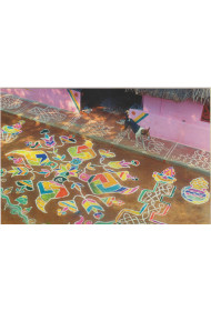 Post Card - 027 (Kolam - Celebrating Pongal)