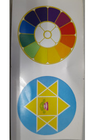 Multi Colour Symbol Sticker - 2in X 4 in (set)