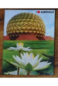 Fridge Magnets - I LOV PONDY - Metal Base
