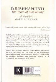 Krishnamurti – The Years of Awakening