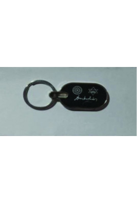 Oval Square Key Ring (set)