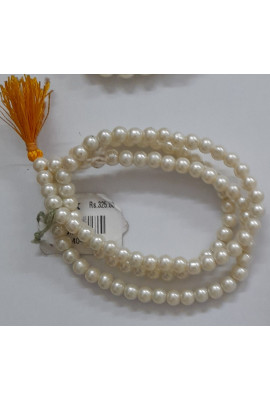 Pearl Mala Japa - (white) No 3